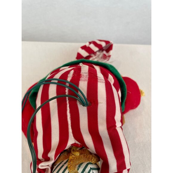 Vintage Animated Santa Bear in Gift Box FOR PARTS OR REPAIR F - Picture 7 of 10